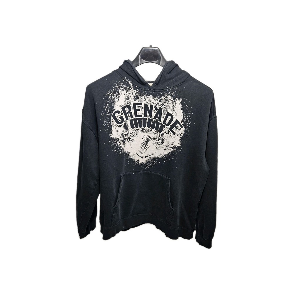 Grenade Standard Issue Hoodie Black XXL Graphic Print Streetwear‎